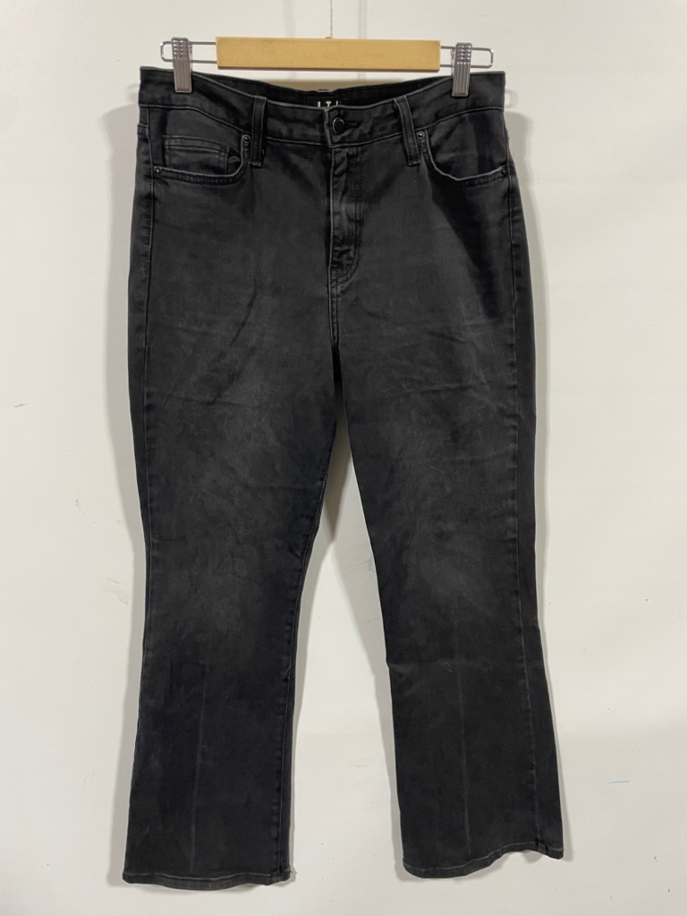 L.T.J. Letter to Juliette Classic Black Straight-Leg Jeans